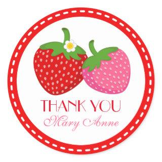 Strawberry Summer Thank You Favor Tag