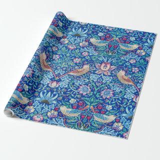 Strawberry Thief Blue, William Morris Wrapping Pap