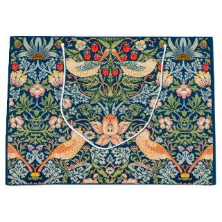 Strawberry Thief (by William Morris) Large Gift Bag