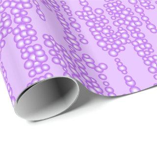 Stream of bubbles, shades of lavender