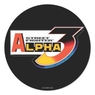 Street Fighter Alpha 3 Shadowloo Classic Round Sticker