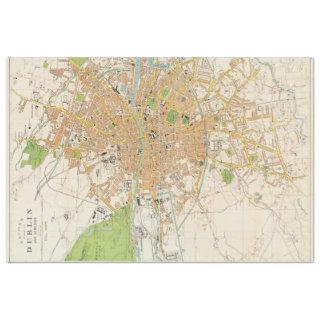 Street Map Decoupage Paper