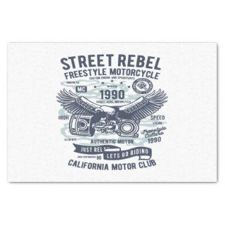 Street Rebel Motorcycle Tissue Paper