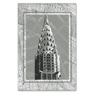 Streets of New York with Empire State Building Tissue Paper