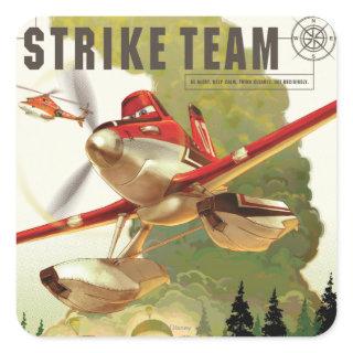 Strike Team Illustration Square Sticker