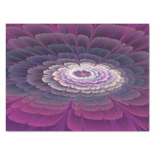 Striking Flower Colorful Abstract Fractal Art Tissue Paper