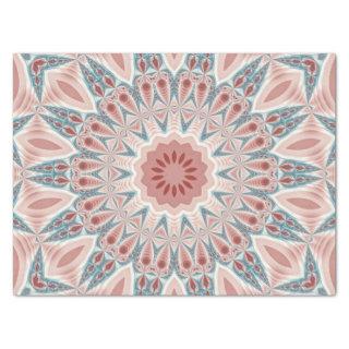 Striking Modern Kaleidoscope Mandala Fractal Art Tissue Paper