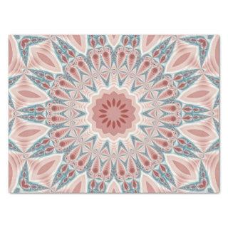 Striking Modern Kaleidoscope Mandala Fractal Art Tissue Paper