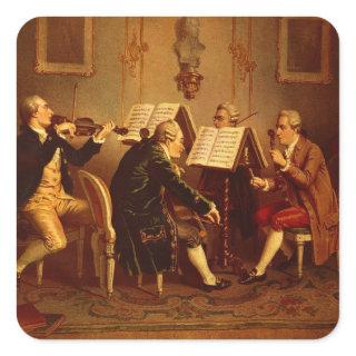 String Quartet Square Sticker