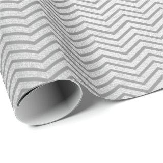 Stripes Chevron Lines Silver Graphite Vip Gray