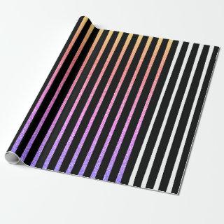 Stripes Pattern Multicolor Black White Purple 2022