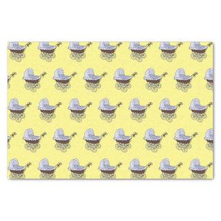 Stroller cartoon illustration  tissue paper
