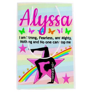 STRONG, FEARLESS, AND MIGHTY GYMNAST MEDIUM GIFT BAG