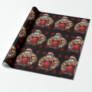 Strong Santa Claus Christmas Funny Xmas Ugly Fit