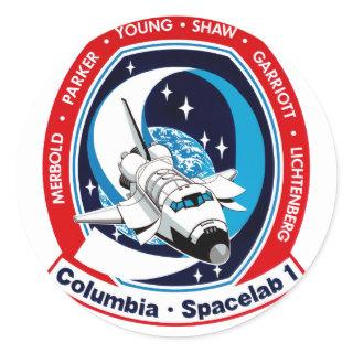 STS 9 Columbia: SKYLAB Classic Round Sticker