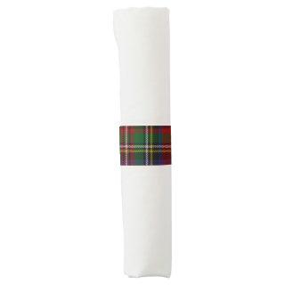 Stuart Plaid Tartan Christmas Napkin Bands