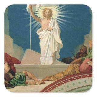 Study for the Resurrection of Christ, 1860 Square Sticker