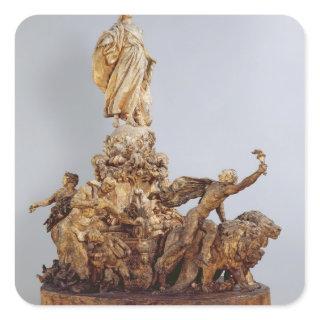 Study for The Triumph of the Republic Square Sticker