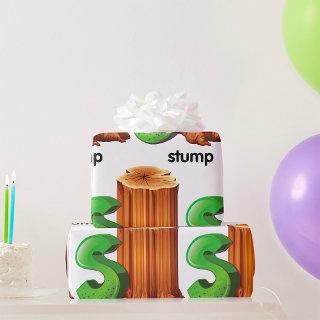 Stump Alphabet Letter S Fun Tree Stump Art