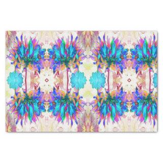 Stunning Watercolor Rainbow Cactus Dahlia Tissue Paper
