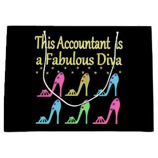 STYLISH ACCOUNTANT SHOE LOVER DESIGN LARGE GIFT BAG