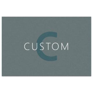 Stylish Customizable Monogram Template Tissue Paper