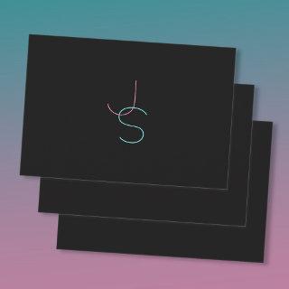 Stylish Editable Any Two Modern Looking Initials   Sheets