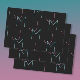 Stylish Editable Any Two Modern Tiled Initials   Sheets