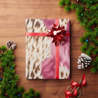 Stylish Girly Pink White Gold Zebra