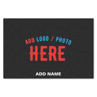 STYLISH MODERN CUSTOMIZABLE BLACK VERIFIED BRANDED TISSUE PAPER