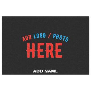 STYLISH MODERN CUSTOMIZABLE BLACK VERIFIED BRANDED TISSUE PAPER
