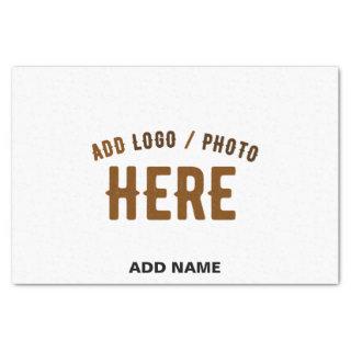 STYLISH MODERN CUSTOMIZABLE WHITE VERIFIED BRANDED TISSUE PAPER