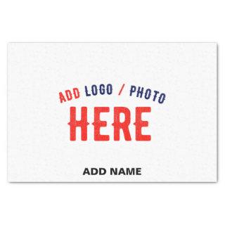 STYLISH MODERN CUSTOMIZABLE WHITE VERIFIED BRANDED TISSUE PAPER