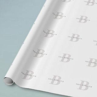 Stylish Modern Name & Monogram