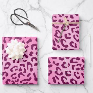 Stylish Pink Leopard Print  Sheets