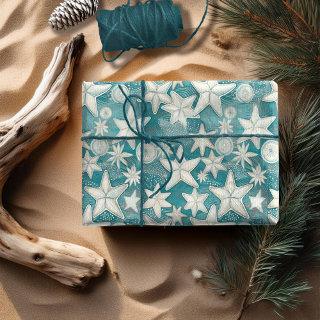 Stylized Starfish & Sand Dollars Pattern#25 ID1009