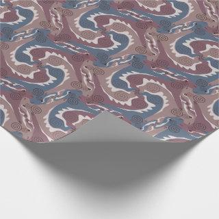 Stylized Swirling Hares Tesselation 7 Wrapping P