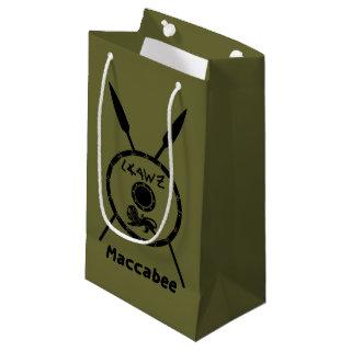 Subdued Maccabee Shield And Spears Small Gift Bag