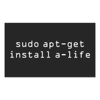 sudo apt-get install a-life rectangular sticker