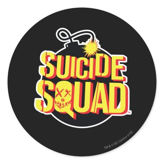 Suicide Squad | Bomb Logo Classic Round Sticker