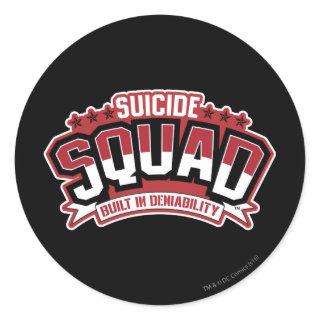 Suicide Squad | Built In Deniability Classic Round Sticker