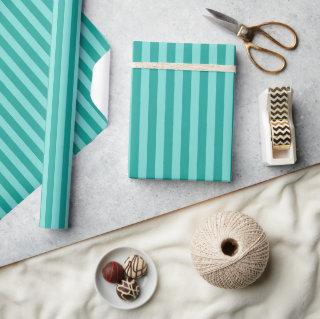 Summer Aqua Turquoise Seaglass Green Ombre Stripes