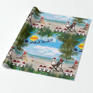 Summer Christmas Baby on the Beach repeat Design