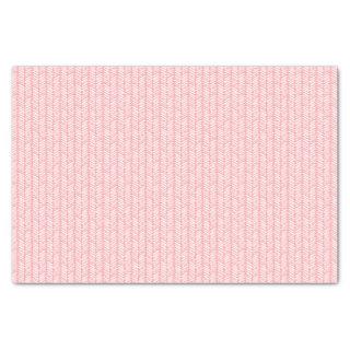 Summer Dusty Rose Blush Pink Stripes Tissue Paper