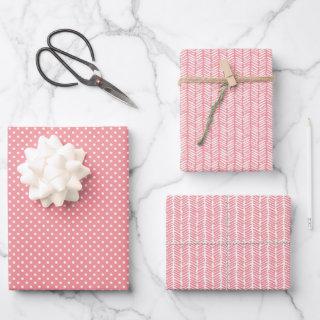 Summer Dusty Rose Blush Pink Stripes  Sheets