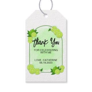 Summer Green Lime Citrus Gift Tag