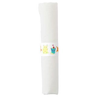 Summer Sand Castle Sandcastle Beach Pool Party Napkin Bands