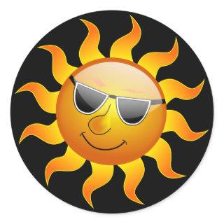Summer Sun funny Sticker