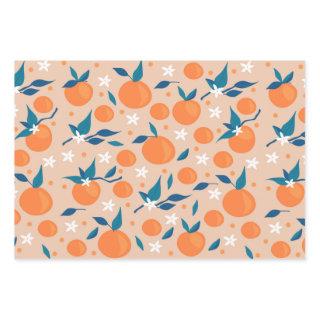 Summer tangerines and flowers  sheets