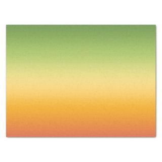 Summer Tropical Gradient Orange Lemon Lime Ombre Tissue Paper
